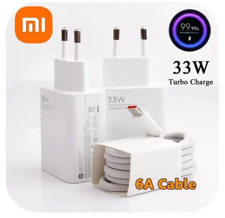 Original 33W Turbo Charger for Xiaomi & Redmi