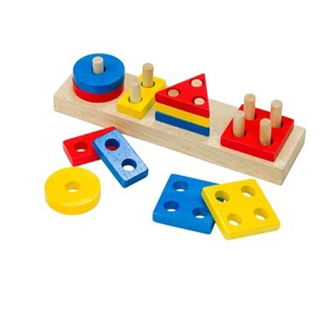 Wooden Shape Sorter Toy