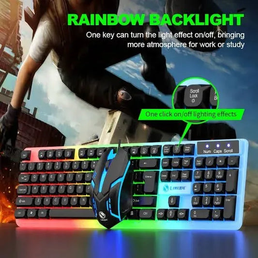 RGB Wired Gaming Keyboard & Mouse Combo