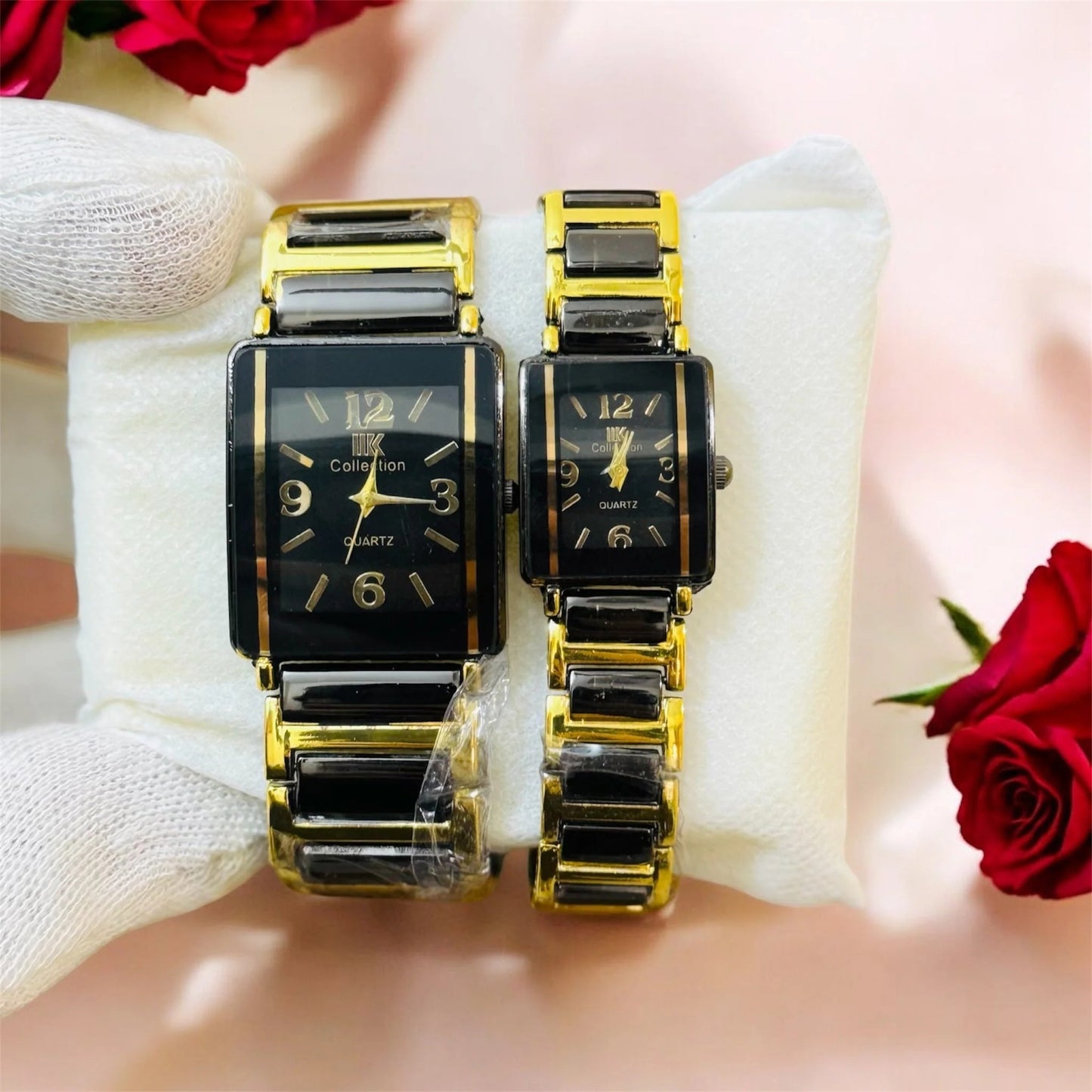 Two Tone Couple Watch