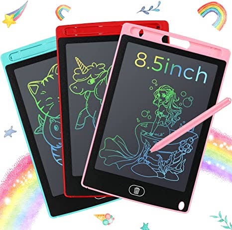 8.5-Inch LCD Writing Tablet for Kids – Multicolor Digital Pad