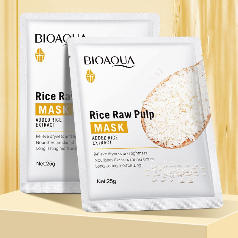 Rice Raw Pulp Moisturising Face Mask Sheet
