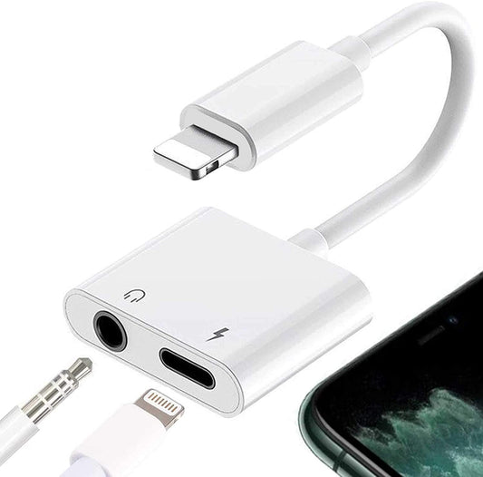 Lightning to 3.5mm 2-in-1 Audio Adapter for iPhone