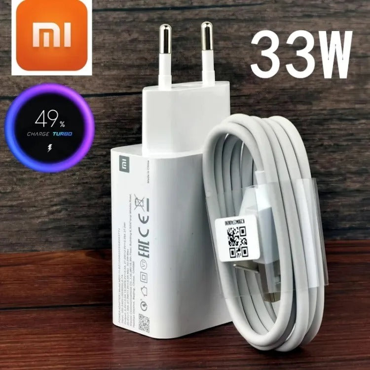 Original 33W Turbo Charger for Xiaomi & Redmi