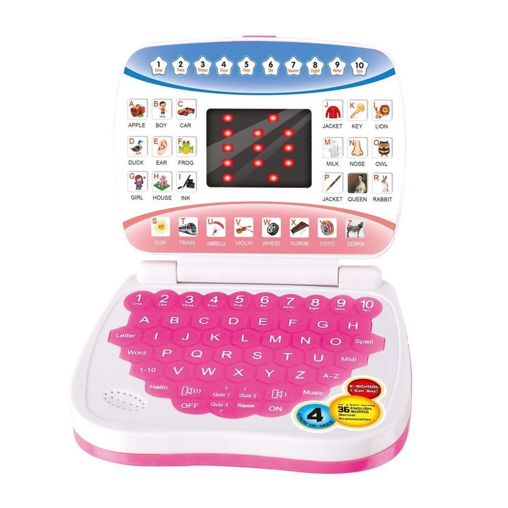 Kids Learning Educational Laptop Toy – ABC & 123 Mini Laptop